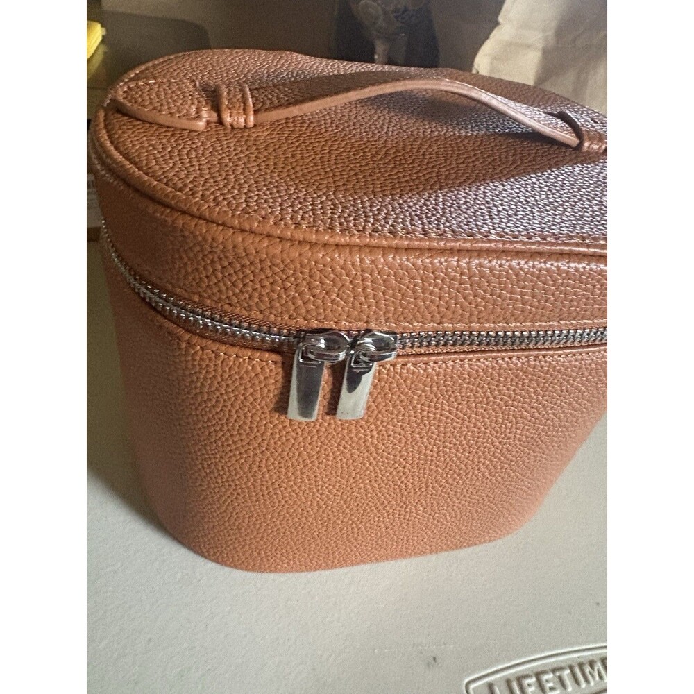 Original Vanity Case - Faux Leather Makeup Bag + Travel Toiletry Bag